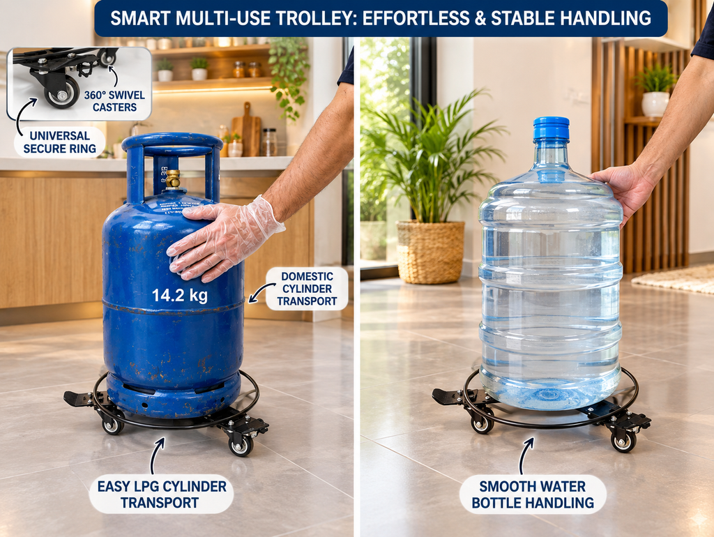 Can-Cylinder Trolley Home Gadget