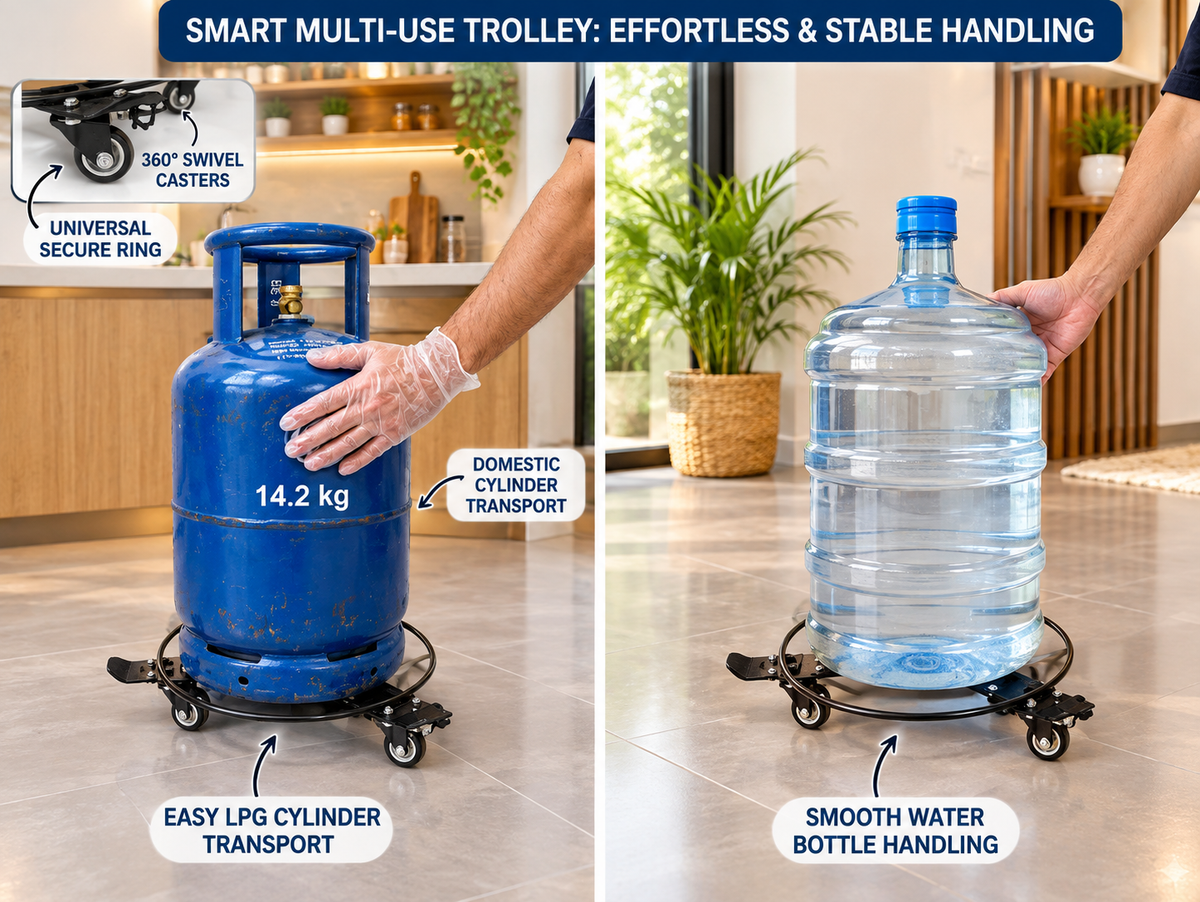 Can-Cylinder Trolley Home Gadget