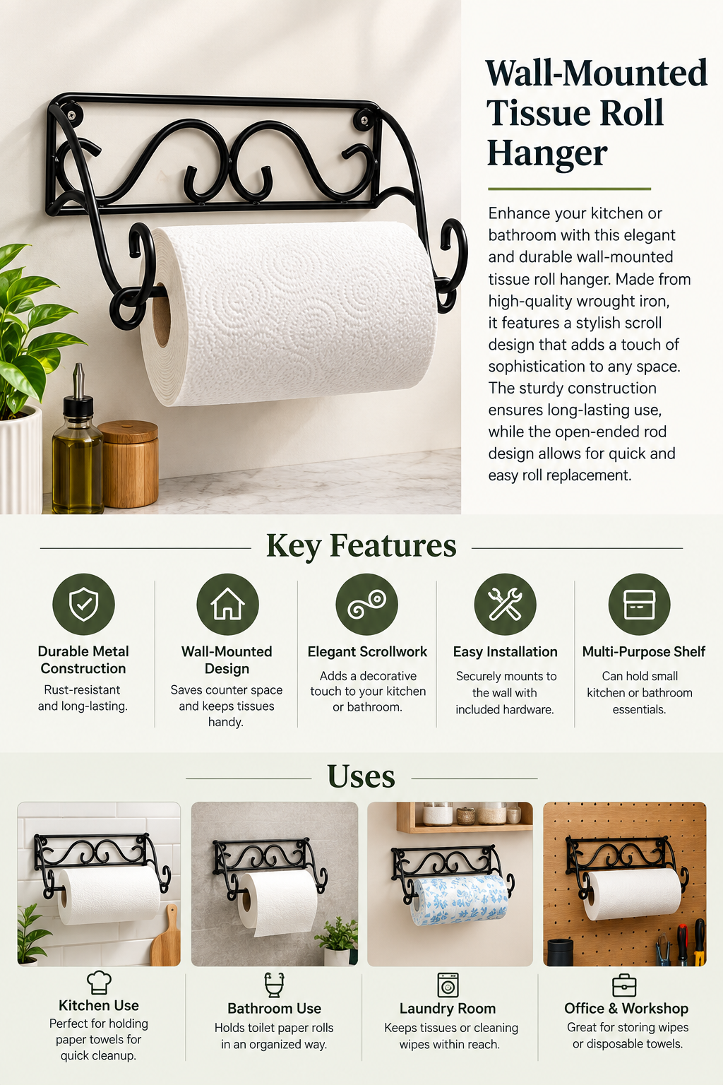 Tissue Roll Hanger