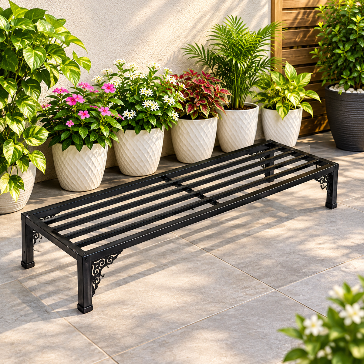 3 ft Heavy Duty Single Tier Metal Stand